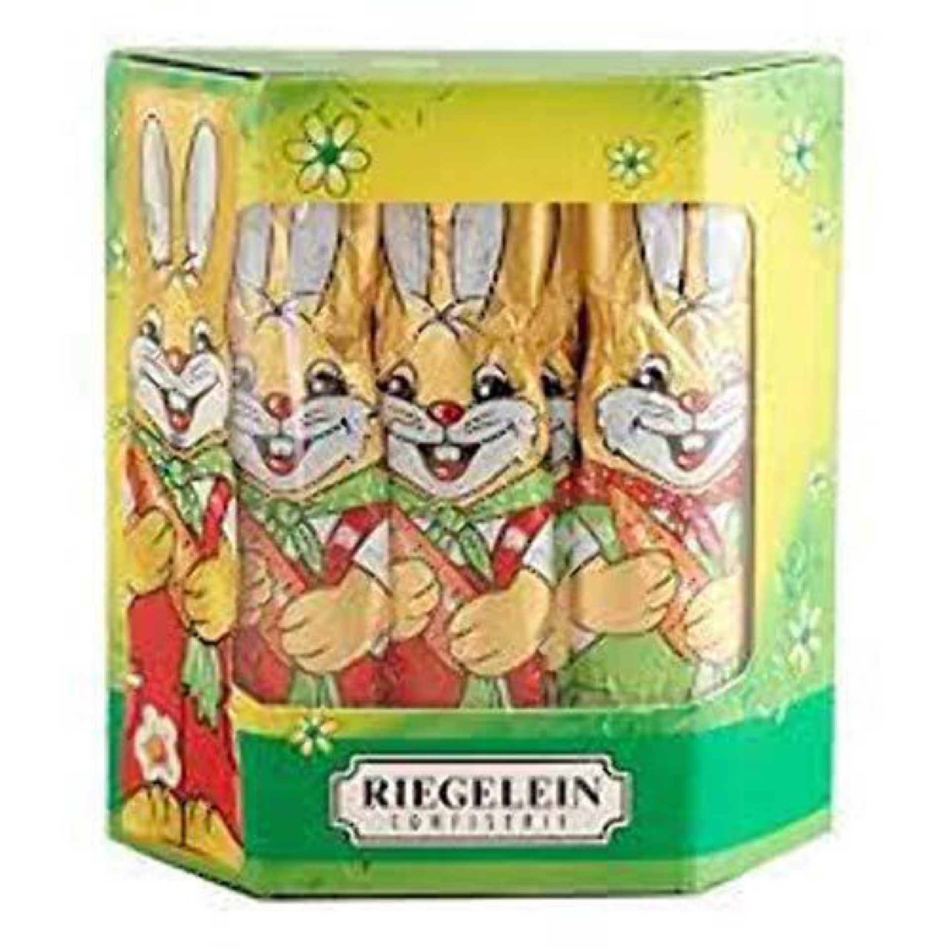 Riegelein Solid Milk Chocolate Easter Bunnies 10 pc Box, photo 2 of 2