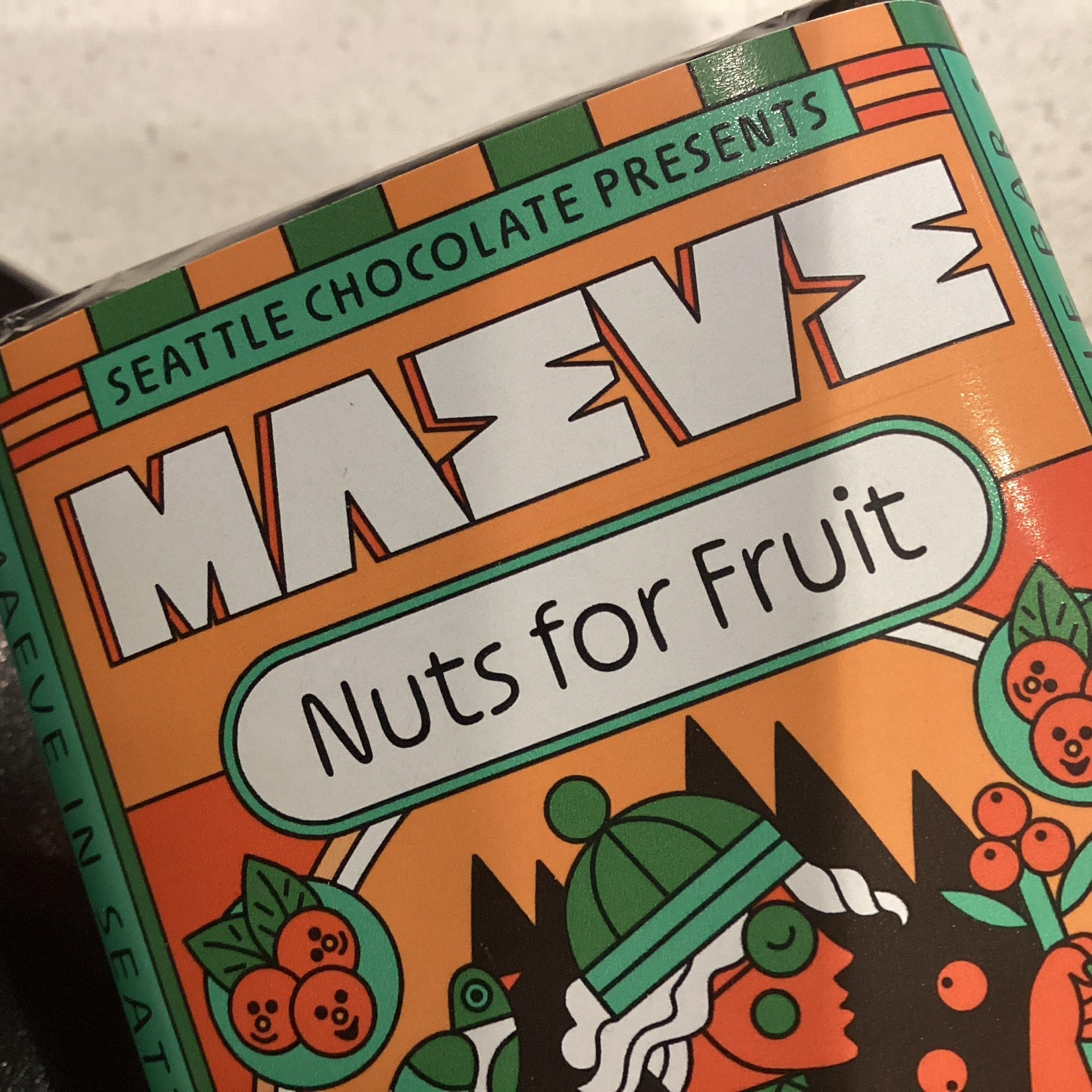 Maeve Nuts for Fruit Chocolate Bar, photo 2 of 3
