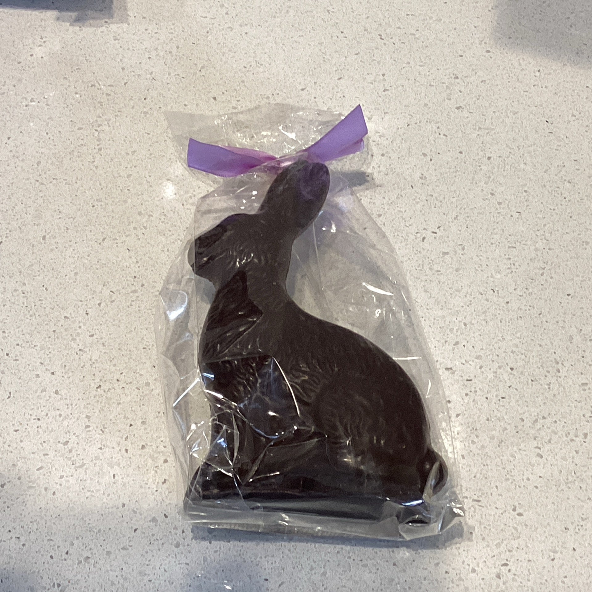 Solid dark chocolate bunny rabbit 6.5 oz
