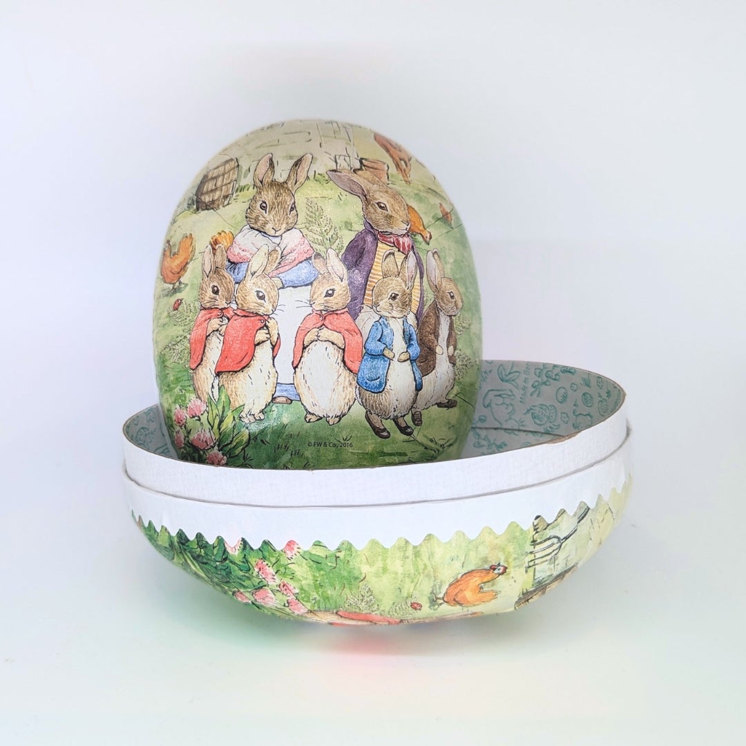 German Paper Egg (Fillable Paper Mâché Egg), photo 3 of 3