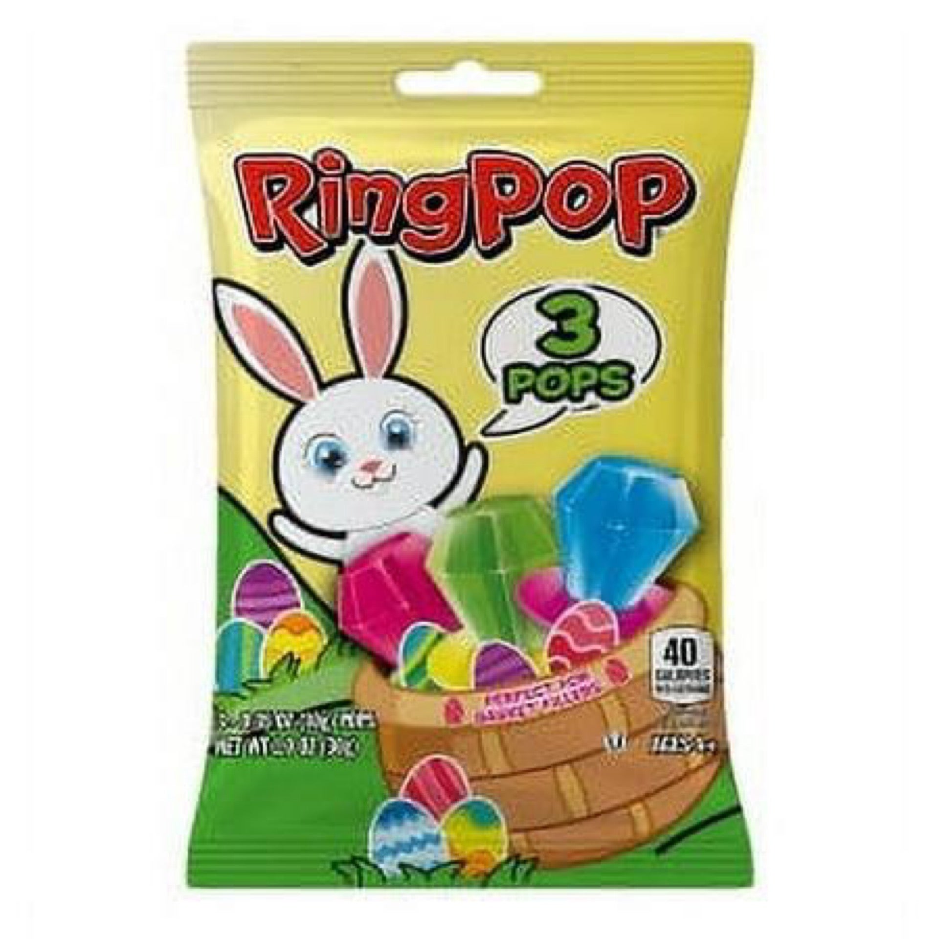 Ring Pop Easter 3 Ct. Bag 1/12 Ct PDQ Tray