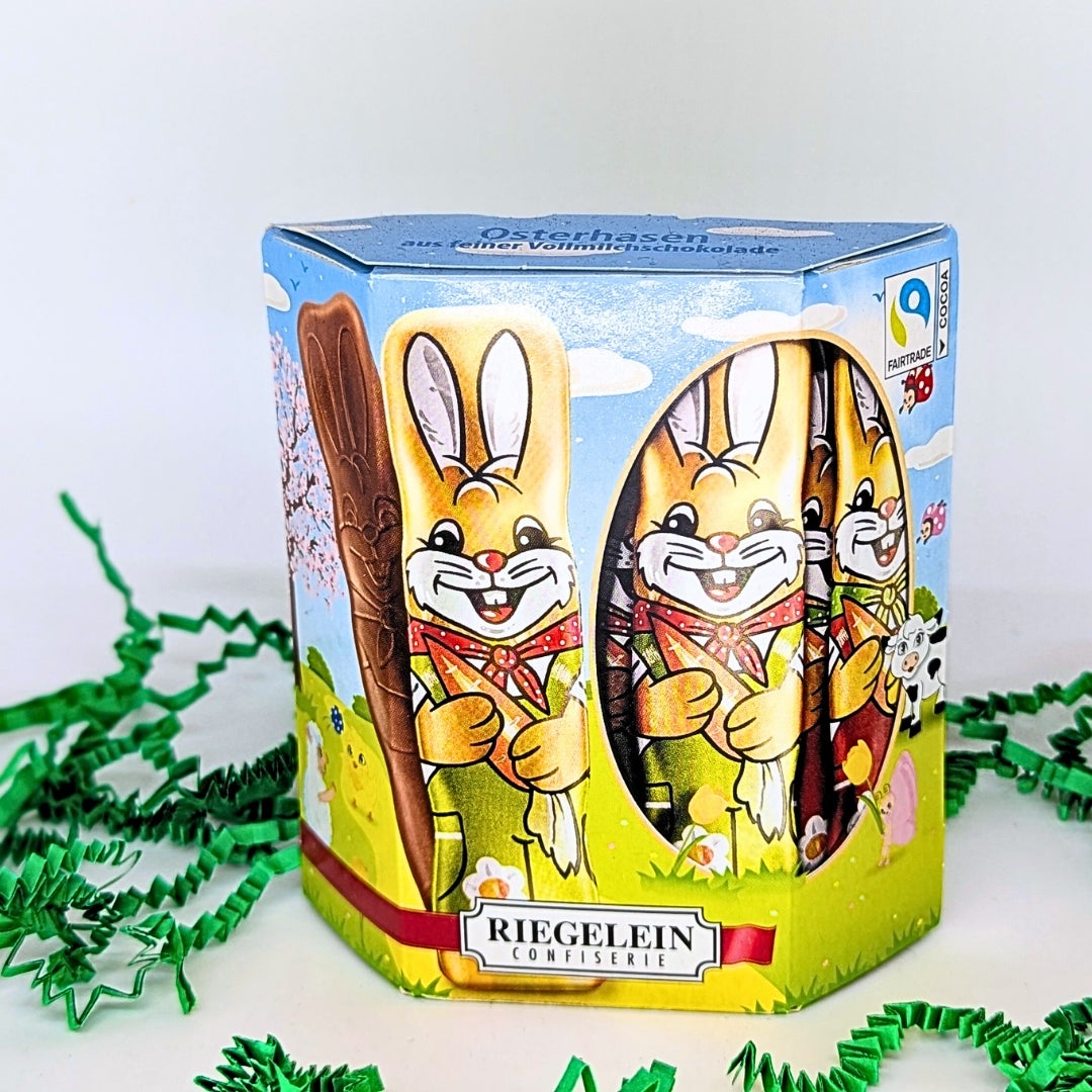 Riegelein Solid Milk Chocolate Easter Bunnies 10 pc Box | Sweet