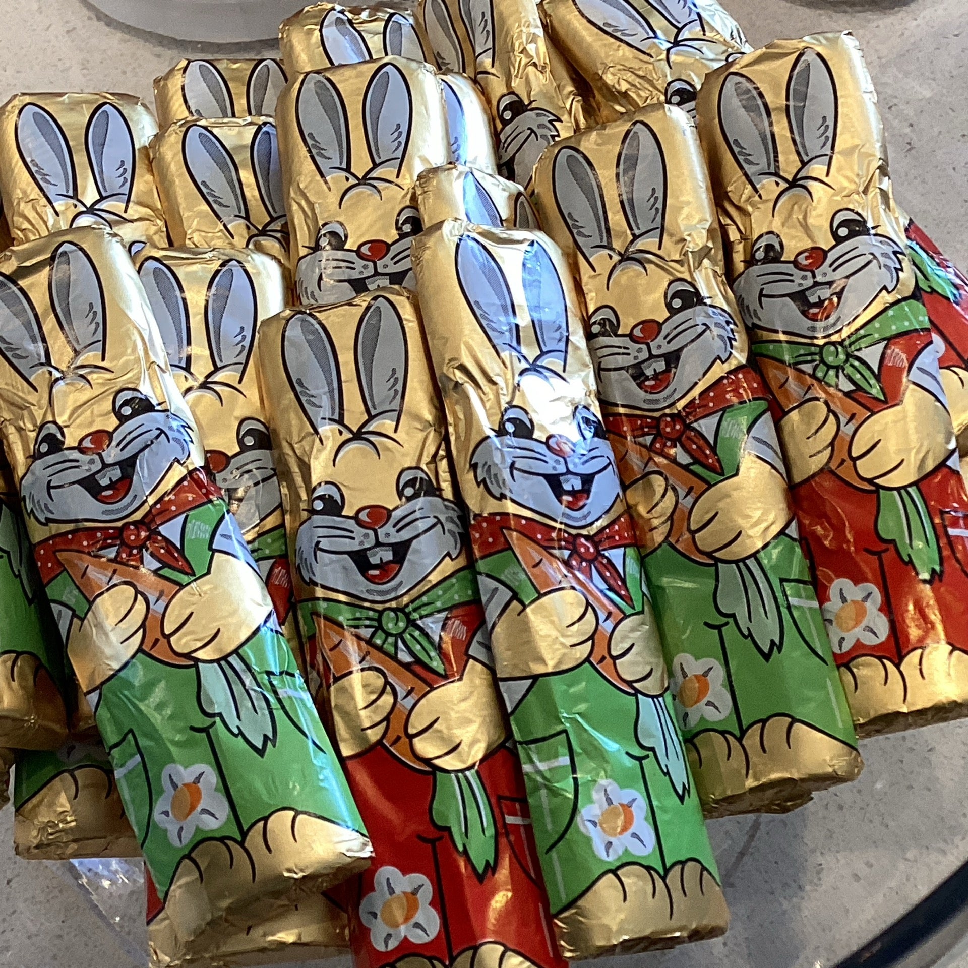 Solid Mini Foil Bunny Rabbit