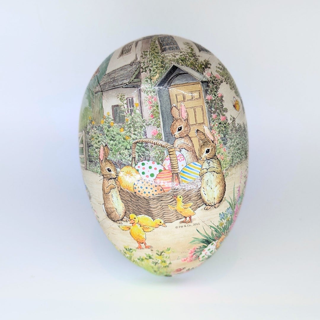 German Paper Egg (Fillable Paper Mâché Egg), photo 1 of 3