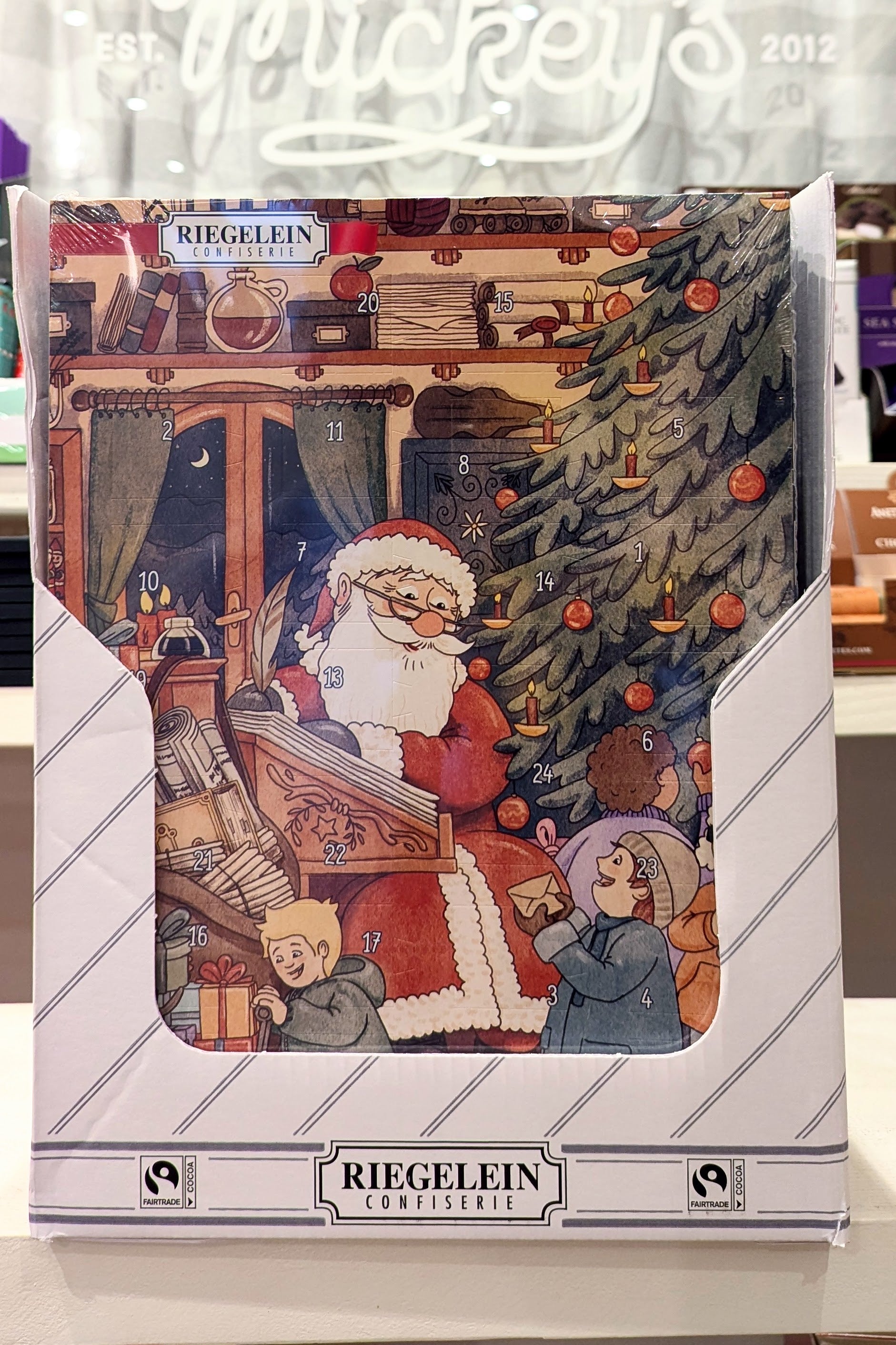 Christmas Chocolate Advent Calendar Riegelein, photo 2 of 2