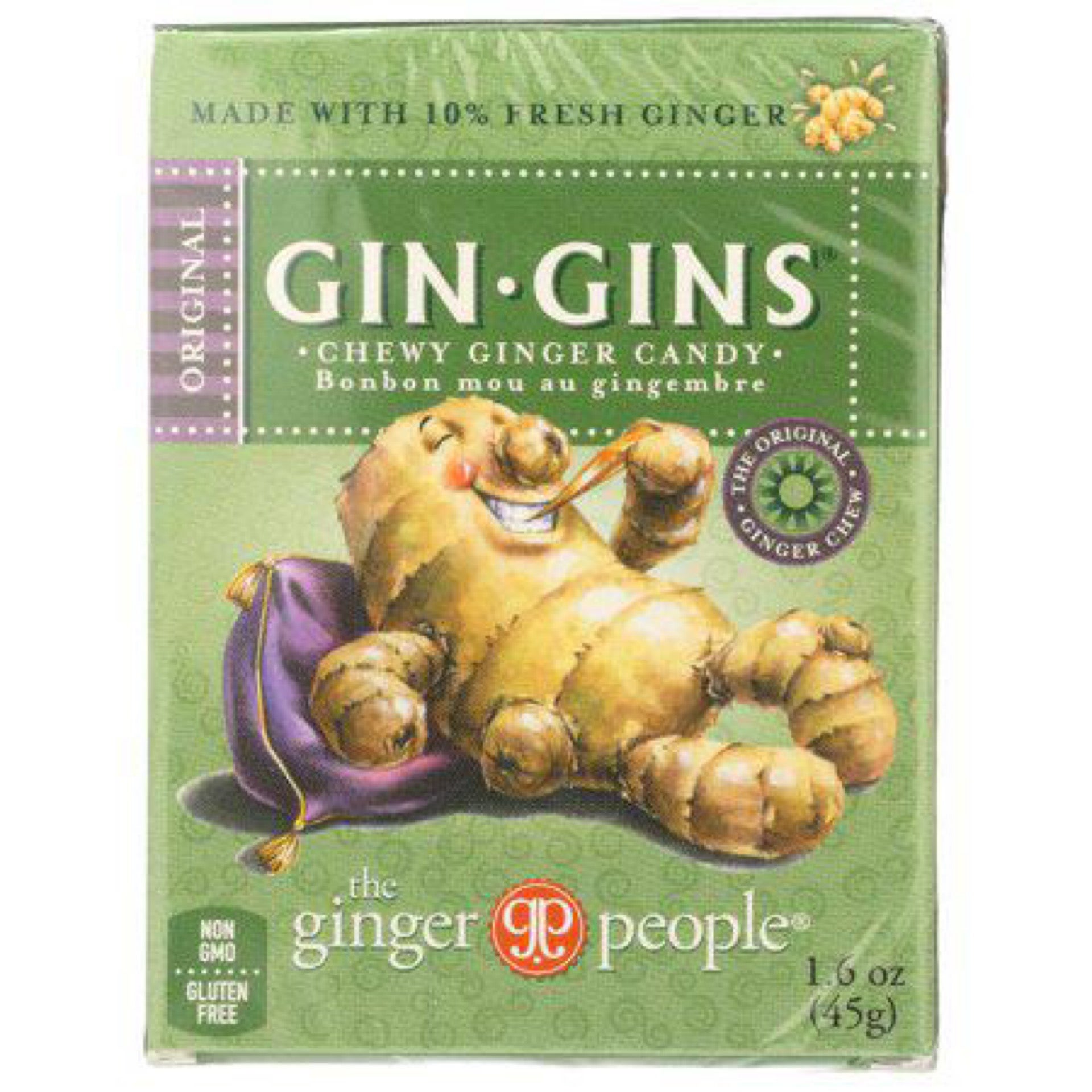 Ginger People Gingins Chewy Original Travel Packs